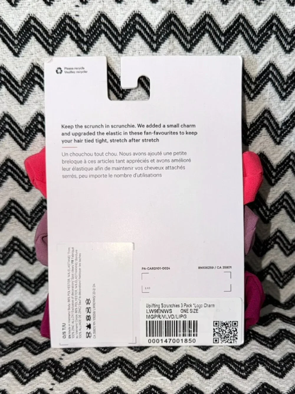 NEW lululemon Uplifting Scrunchies *OG Logo Charm U Pick Color